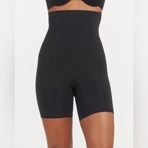 NEW Spanx Higher Power Short Shapewear Black Size XL